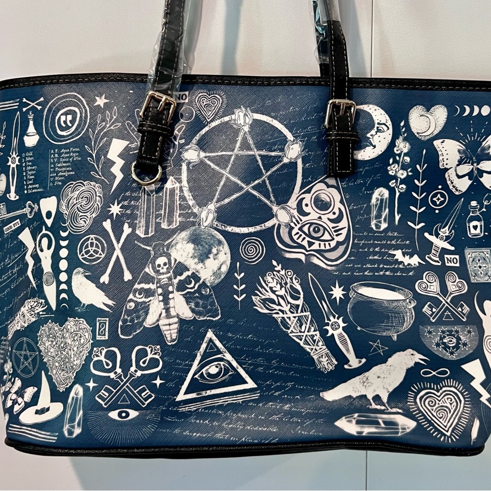 Witchy Large bag in dark blue|navy